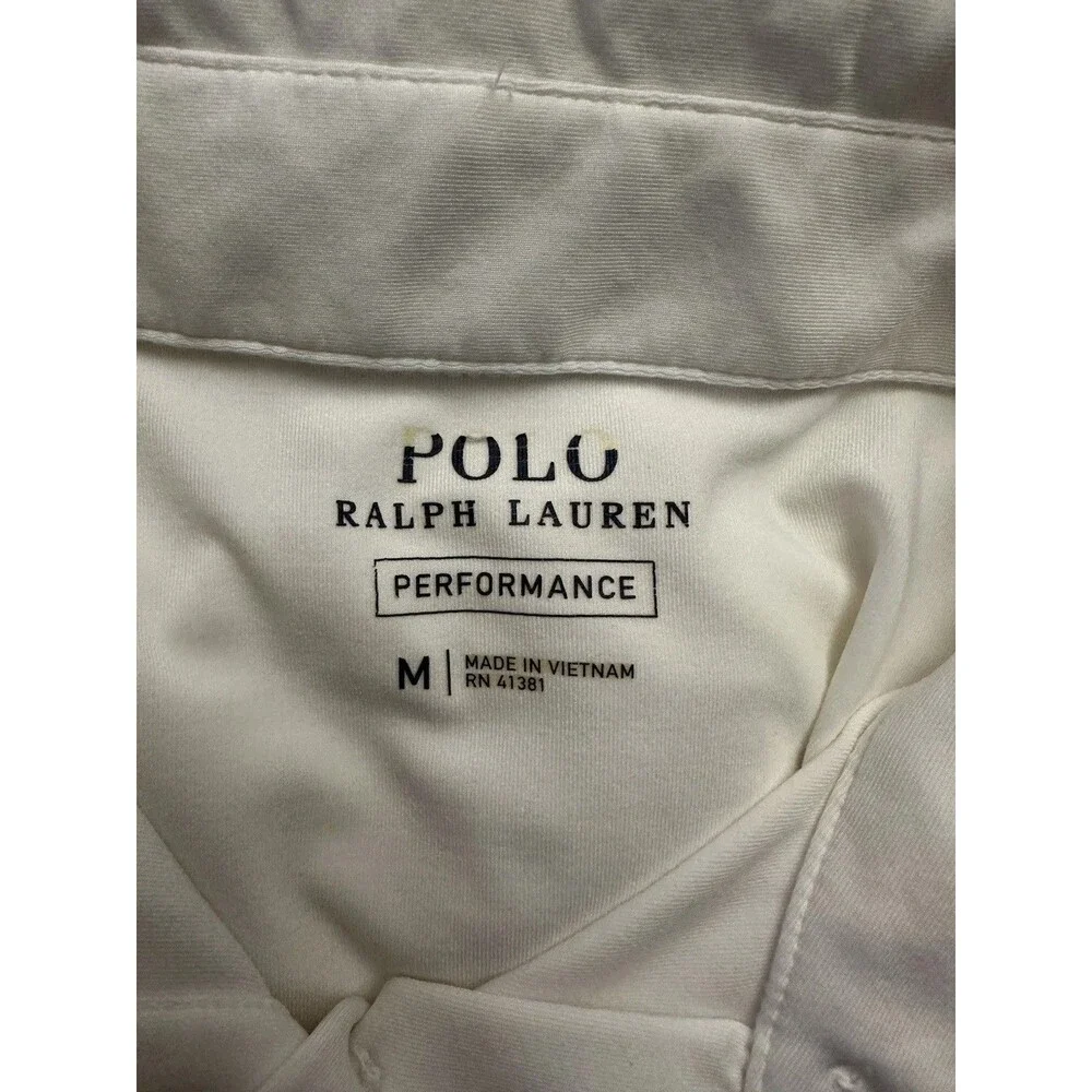 polo ralph lauren polo shirt men, Size M White Chest 44-46